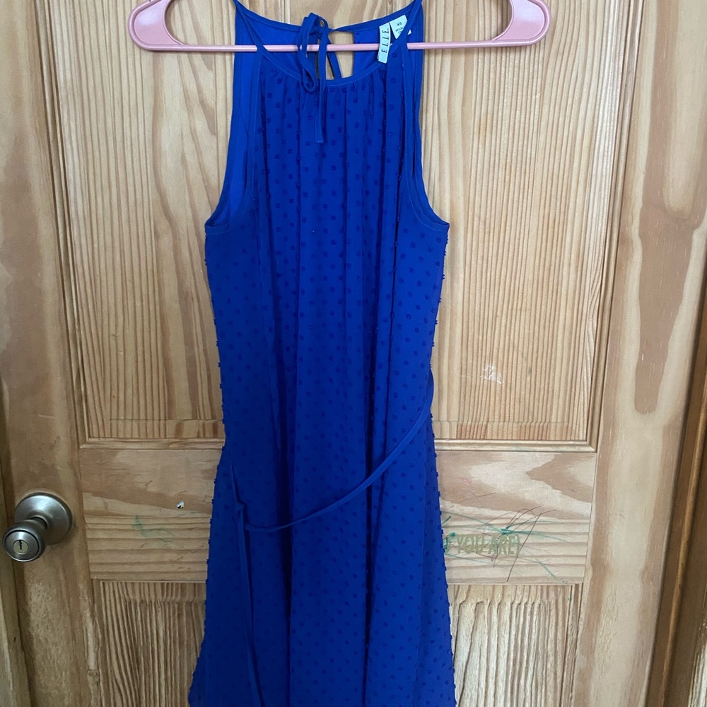 Blue Sleeveless Dress